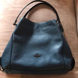 Authentic Coach Edie Bag + Matching Wallet